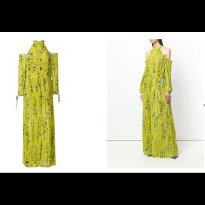 Self portrait yellow maxi dress